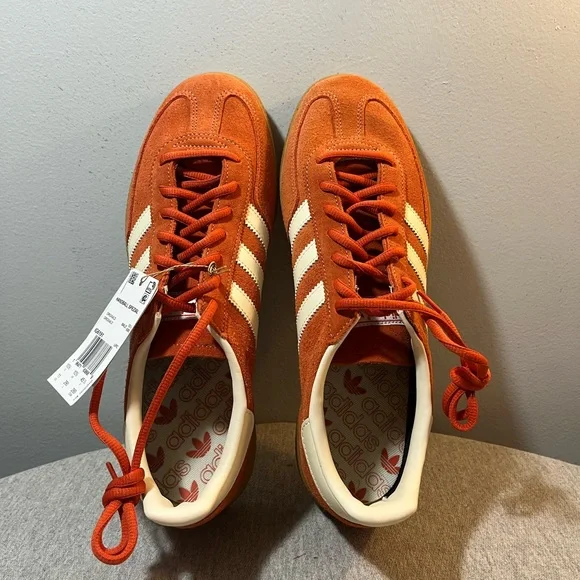 Adidas Handball Spezial Red Orange Gum Athletic Men's Shoe Size 11 IG6191 - Picture 8 of 11